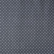 Cotton Canvas - Polka Dots Grey - Per ½ Metre image
