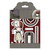 Santoro Rubber Stamps (9pcs) - Holly