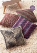Cushion Covers in Sirdar Sylvan Chunky (7510) - KNIT &amp; CROCHET