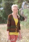 Ladies Cardigan in Hayfield Colour Rich Chunky (7711)