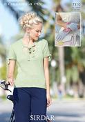 Top &amp; Gloves in Sirdar Cotton 4 Ply (7310)