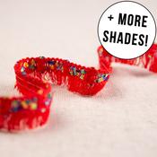 Rainbow Fringe Trim (25mm) - Per Metre image