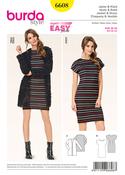 Jersey Dress &amp; Jacket in Burda Style (6608)