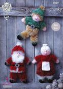 Christmas Toys in King Cole Tinsel Chunky (9029)