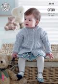 Coat, Sweater and Sleeveless Pullover in King Cole Comfort Aran (4949) image