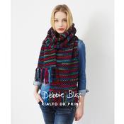 Fringed Wrap in Debbie Bliss Rialto DK Print (DB033)