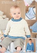 Sweaters &amp; Blanket in Sirdar Snuggly Bubbly DK &amp; Snuggly DK (4555) image