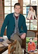 Men's &amp; Women's Cardigans in Hayfield Bonus Aran (9798)