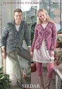 His &amp; Hers Cardigans in Sirdar Folksong Chunky (9846)