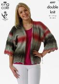 Cardigan &amp; Top in King Cole DK (4097)