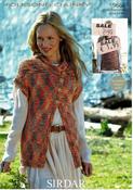 Sleeveless Sweater &amp; Jacket in Sirdar Folksong Chunky (9664)