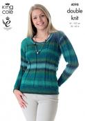 Sweater &amp; Cardigan in King Cole DK (4098)