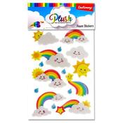 3D Foam Stickers (18pcs) - Rainbows