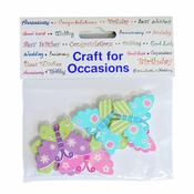 Craft Embellishments (6pcs) - Butterflies