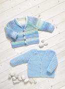 Cardigans in James C Brett Baby Marble DK (JB737) - CROCHET