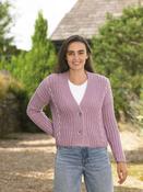 Cardigan in James C Brett Chunky with Merino (JB751)