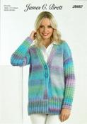 Jacket in James C Brett Marble Chunky (JB667)
