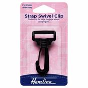 Strap Swivel Clip (25mm) - Black