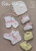 Crochet Accessories in Peter Pan 4 Ply (P1255)