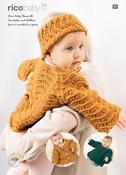 Cardigan, Jumper &amp; Headband in Rico Baby Classic DK (1031)