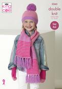 Scarves, Helmets &amp; Mitts in King Cole Big Value DK (5263)