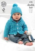 Cardigans &amp; Hat in King Cole Cherished DK (4198)