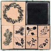 Stamp Set (8pcs) - Paper Poetry Classical Christmas