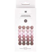 Wooden Macrame Beads (24pcs) - Rose image
