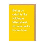 Greeting Card - Folding a Fitted Sheet image