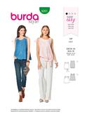 Flowy Tank Tops in Burda Misses' (6201)
