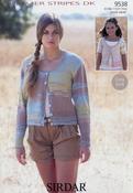 Cardigans in Sirdar Summer Stripes DK (9538) image