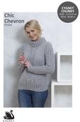Chic Chevron Sweater in Cygnet Chunky (CY1314)