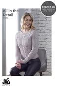 All in the Detail Sweater in Cygnet DK (CY1302)