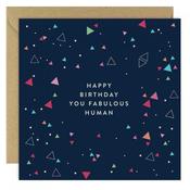 Greeting Card - Happy Birthday You Fabulous Human image
