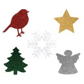 Felt Motifs (10pk) - Christmas Glitter image