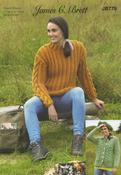 Sweater &amp; Cardigan in James C. Brett Amazon Super Chunky (JB779)