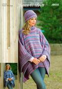 Tabard &amp; Hat in James C. Brett Marble Chunky (JB555)