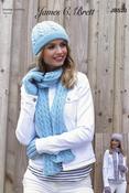 Hat, Scarves &amp; Gloves in James C. Brett DK (JB520)