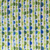 Olive/Blue Pebbles - 100% Cotton image