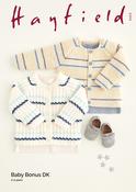 Striped Cardigans in Hayfield Baby Bonus DK (5423) image