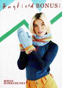 Snow Board Snood &amp; Mittens in Hayfield Bonus Super Chunky (10623)