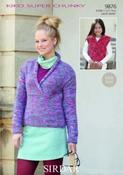 Top &amp; Sweater in Sirdar Kiko Super Chunky (9876)