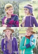 Helmet, Headwarmer, Mittens &amp; Scarf in Sirdar Indie (9821)