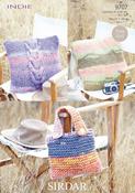 Cushion Covers &amp; Bag in Sirdar Indie (9707)