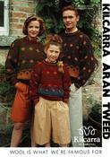 Diamond Motif Sweater in Kilcarra Aran Tweed (212)