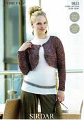 Women's Box Jacket in Sirdar Firefly Metallic (9833)