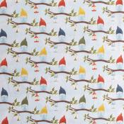 Sitting Owls - 100% Cotton image