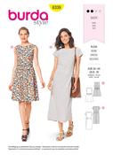 Dropped Waist Dresses in Burda Misses' (6339)