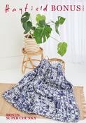 Cosy Marled Blanket in Hayfield Bonus Super Chunky (10614) - PDF - FREE
