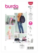German School Cone, Pencil Case &amp; Gym Bag in Burda Kids (9256)